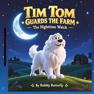 TIM TOM GUARDS THE FARM: he Nighttime Watch: Every farm has its quiet guardians, the ones who watch while everyone else sleeps. Great Pyrenees story for kids