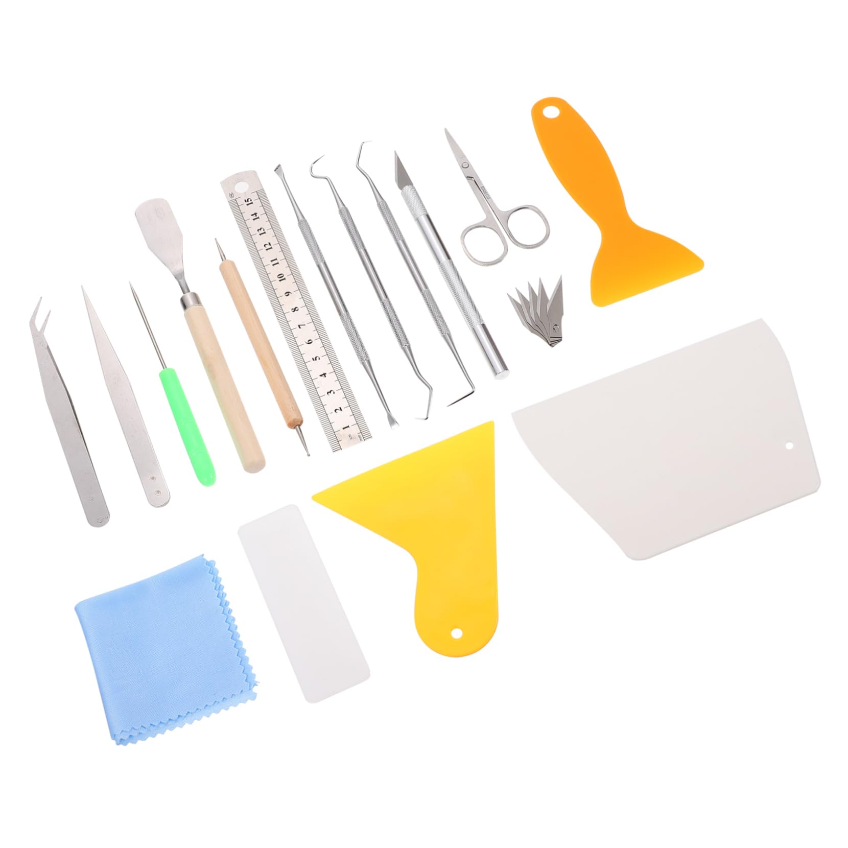 ARTIBETTER Vinyl Weeding Tool Set 21pc Precision Weeding Tools Cutting Carving Kit