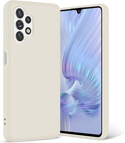Funda para Galaxy A32 5G, silicona líquida, delgada, suave, TPU, protección de cuerpo completo, a prueba de golpes, para Galaxy A32 5G de 6.5