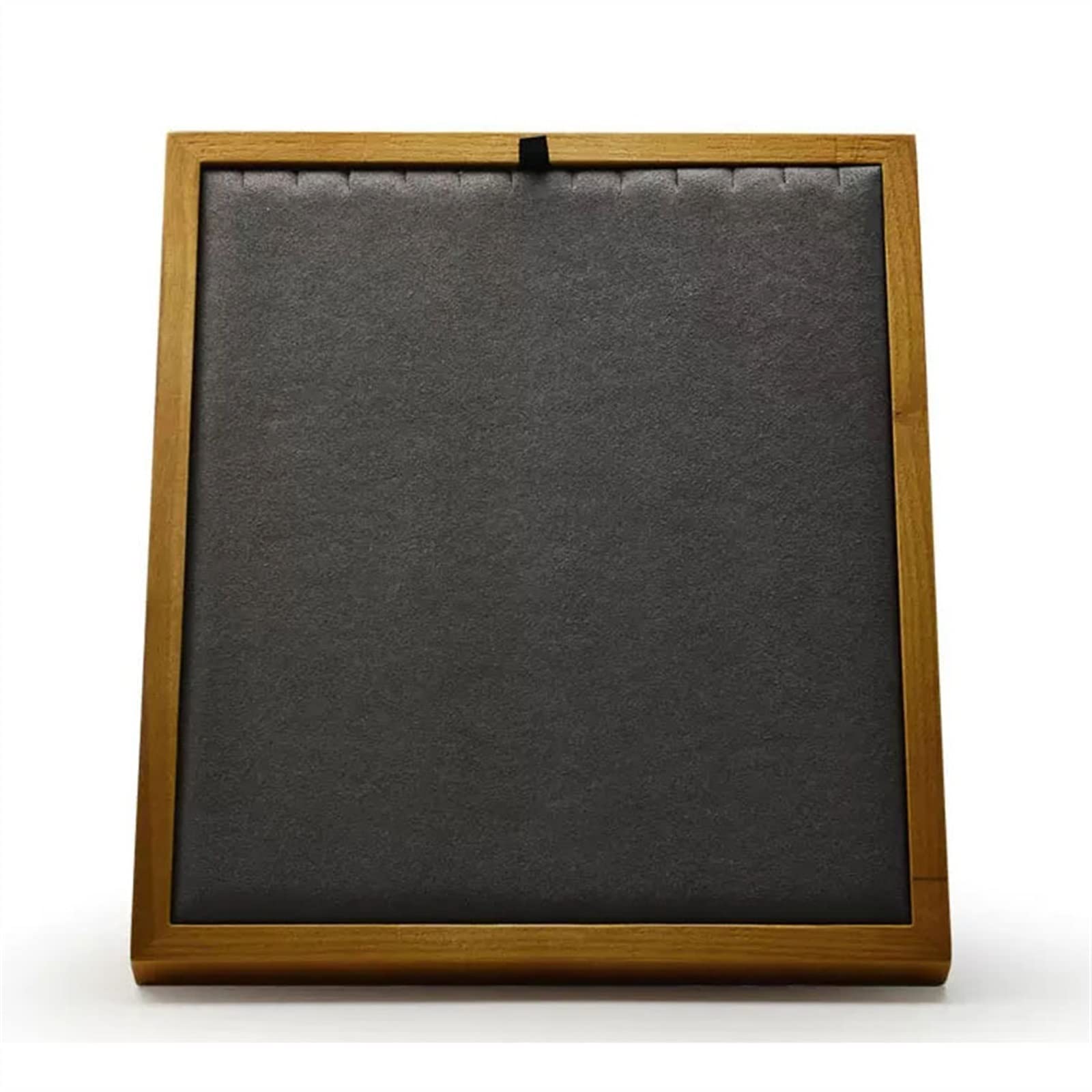 Presentoir Bijoux Support de Collier Vertical en Noyer de Haute qualité, Support de Bijoux géométrique créatif, Sens Artistique, Accessoires d'exposition de Colliers Robustes Support Bijoux