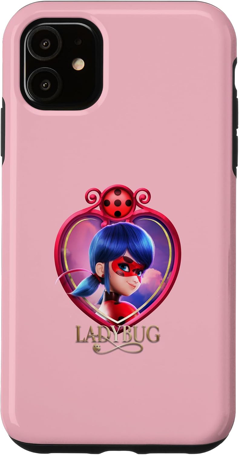 iPhone 12 mini Miraculous Ladybug The Movie LB Badge Title Case
