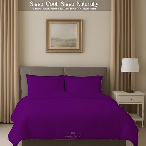 Miniatura 190 de Juego de 4 piezas para sofá cama, 100% algodón de 400 hilos, sábana bajera con bolsillos profundos, suave, sin arrugas y transpirable, calidad