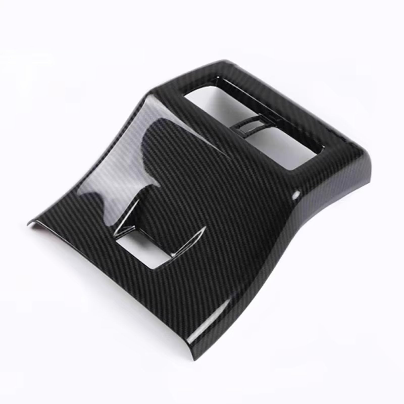 Air Vent Decorative Cover Auto Armrest Rear Air Conditioner Outlet Frame Cover Decoration Panel Car Styling Compatible With Toyota For Camry 2018 2019 2020(Carbon)