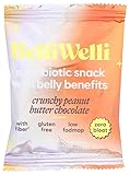 Belliwelli Probiotic Snack Bars, Crunchy Peanut Butter Chocolate, Vegan Friendly, Gluten Free, 1.41 Ounce (Pack of 8)