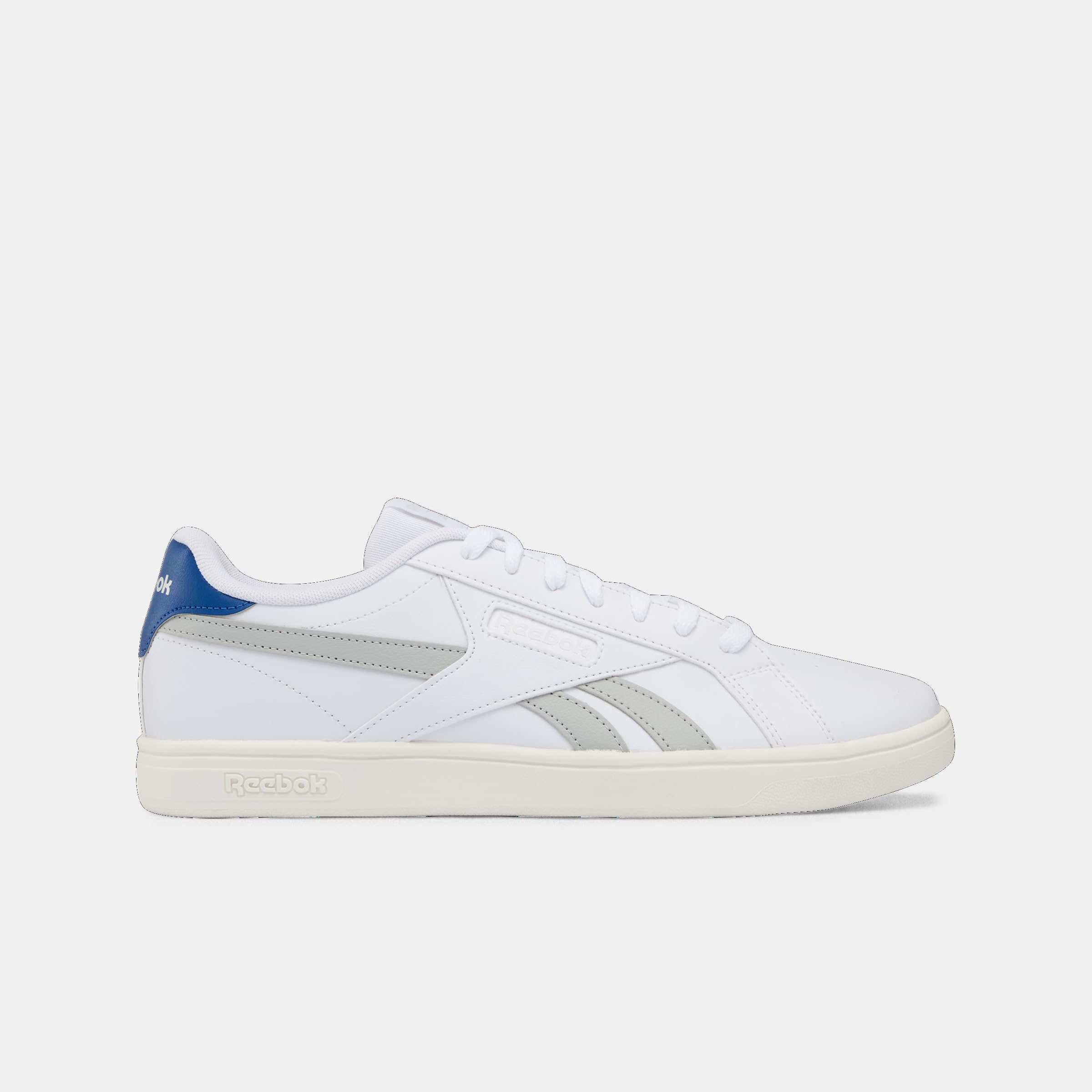 Reebok Unisex Court Retro Trainers, FTWRWHITE/GREY1/TWILIGHT Blue, 41 EU, Ftwrwhite Grey1 Twilight Blue, 8.5 UK