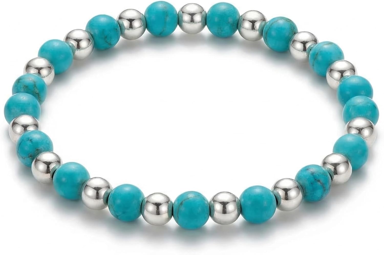 Sterling Silver or Gold Filled Stretch Ring, Handmade Beaded Elastic Band, Minimalist Stackable Ring, Dainty Jewelry for Women