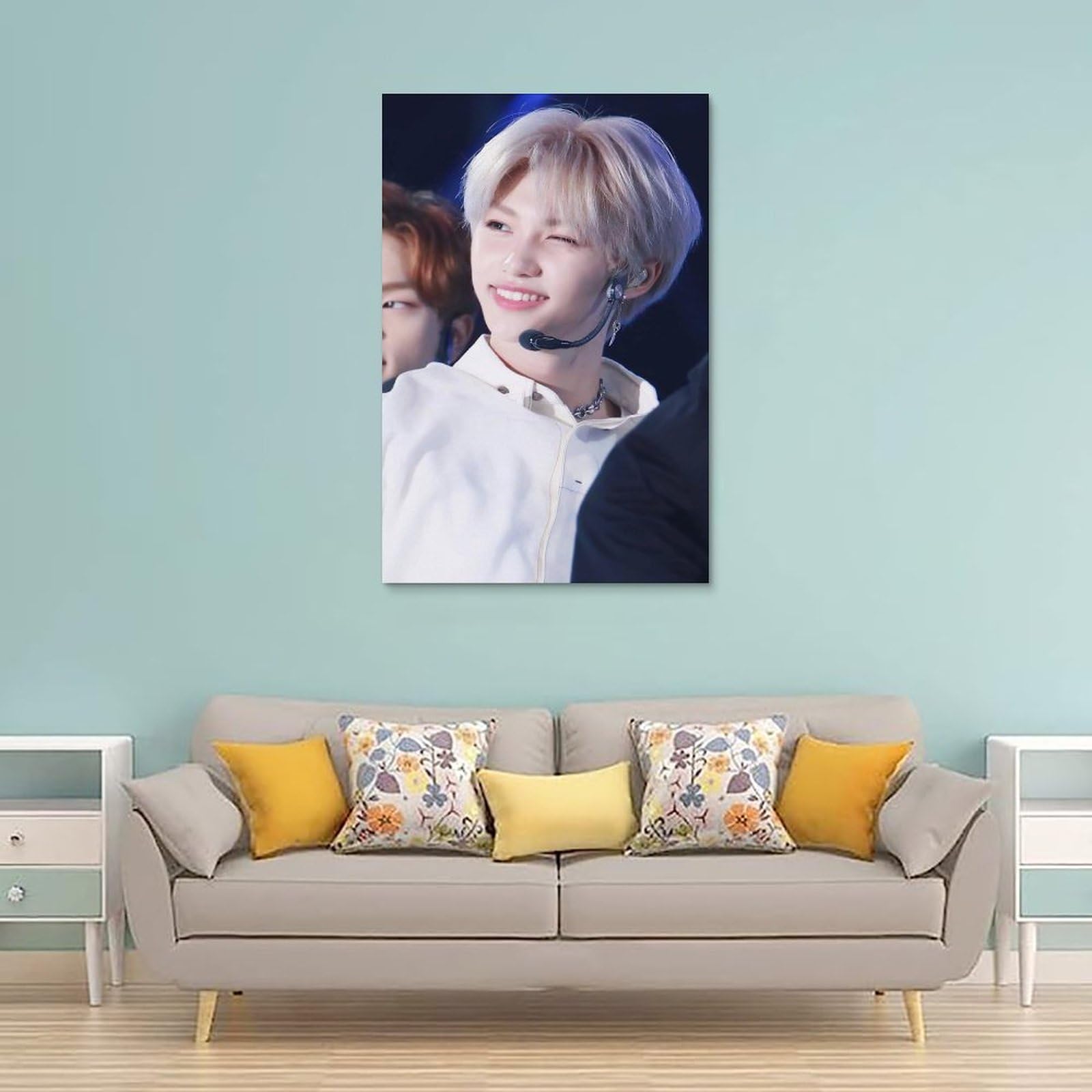Poster Stray Kids Kpop Felix - Décoration Murale Toile 30x45 Cm - Haute Résistance, Imperméable - Pour Chambre, Salon - 3