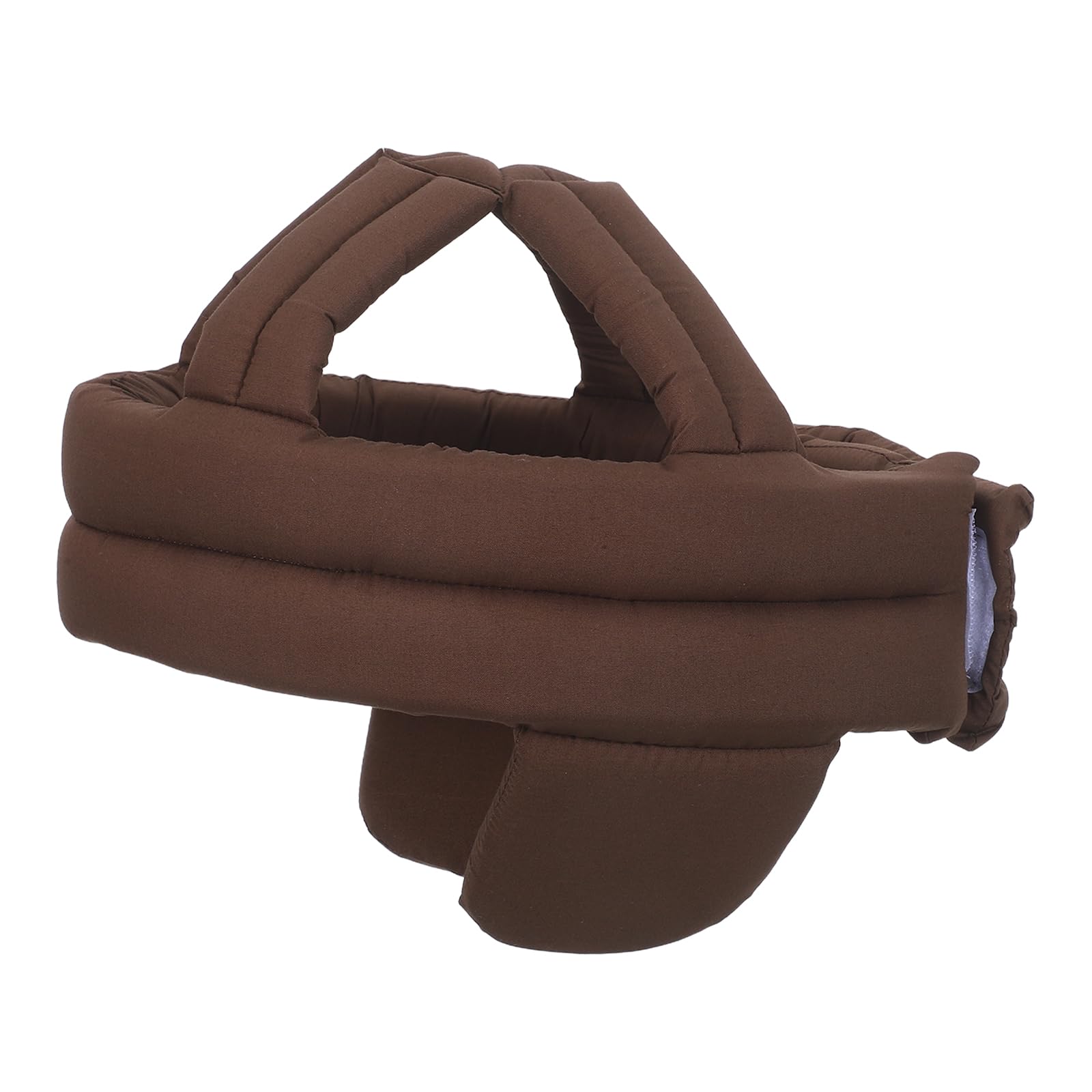 Gorra protectora ajustable de algodón marrón para proteger a los ancianos 8