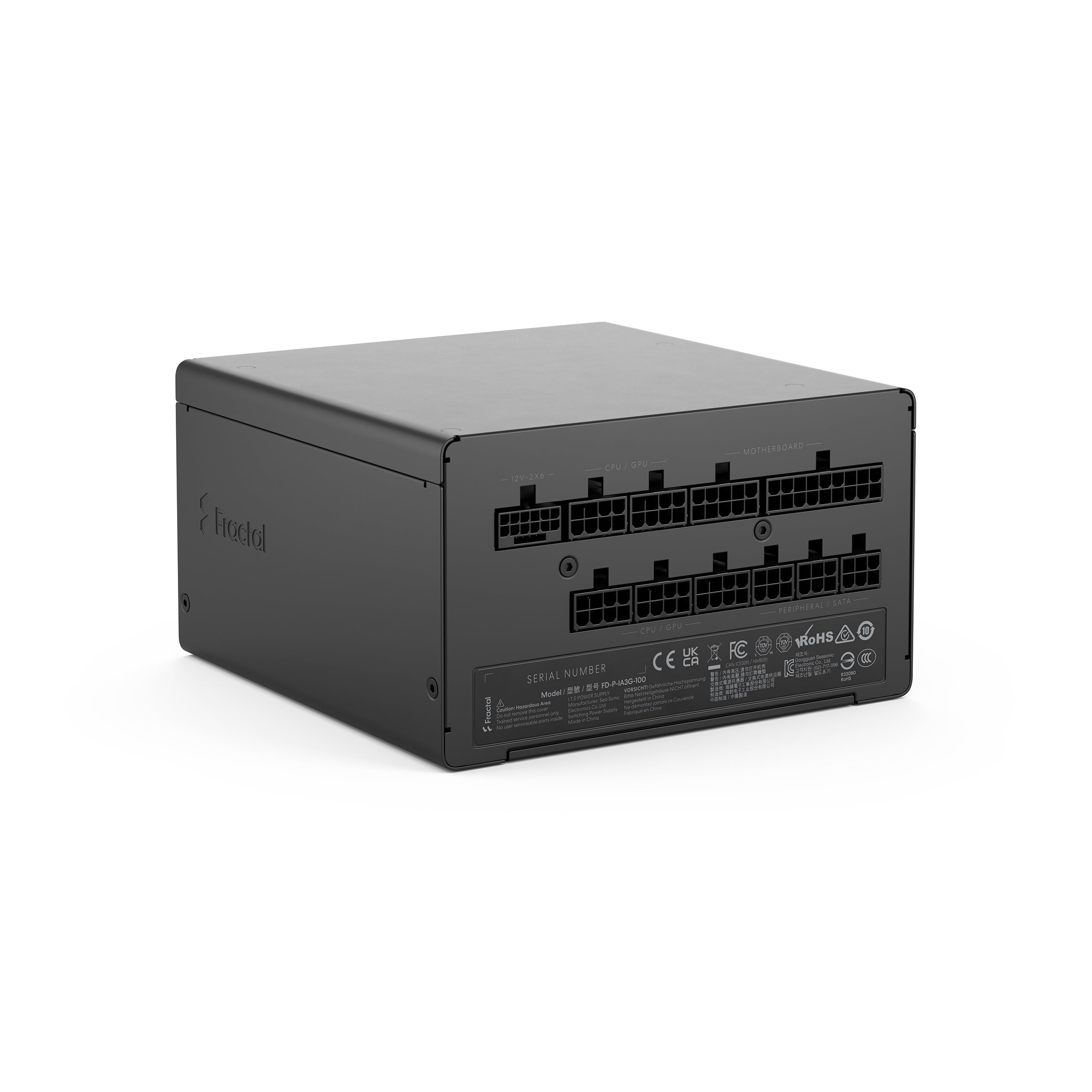 Fractal Design Ion 3 Gold 1000 W czarny 80 PLUS złoty certyfikowany w pełni modułowy zasilacz ATX12V 3.1 (PSU)