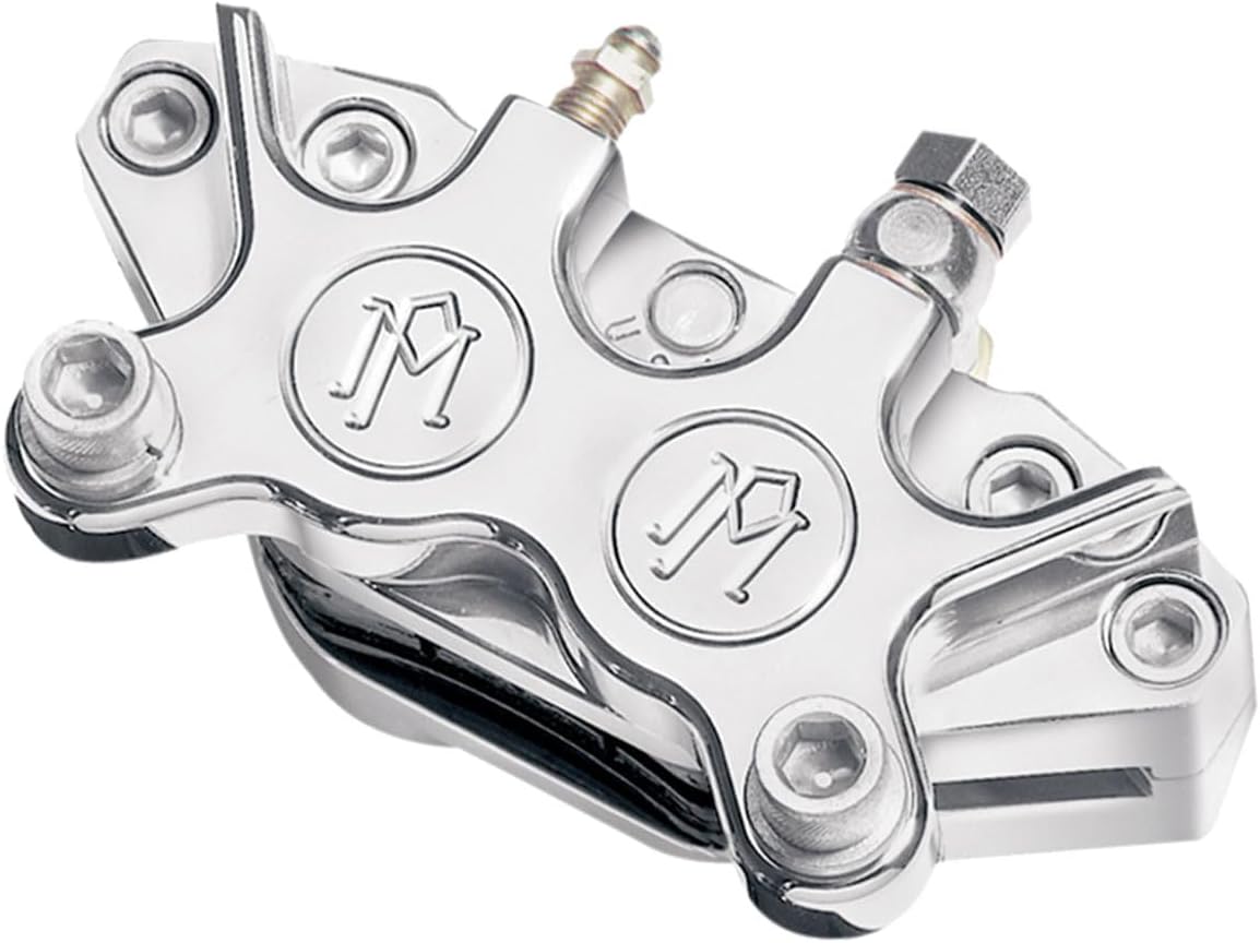 Performance Machine Replacement 4-Piston Brake Caliper (125x4R) (Chrome)