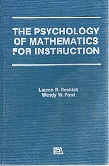 Psychology of Mathematics for Instruction book cover