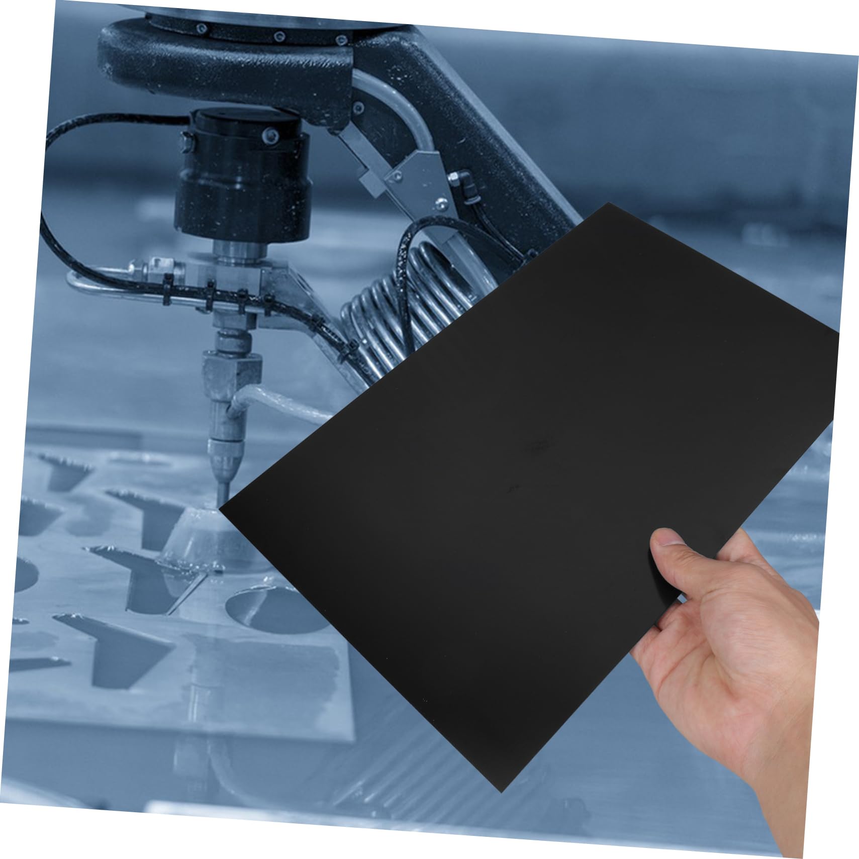 KICHOUSE 3pcs Anodized Aluminum Blanks Engraving Aluminum Blanks Smooth Edges Wear-Resistant Aluminum Sheets for Craft Projects Use