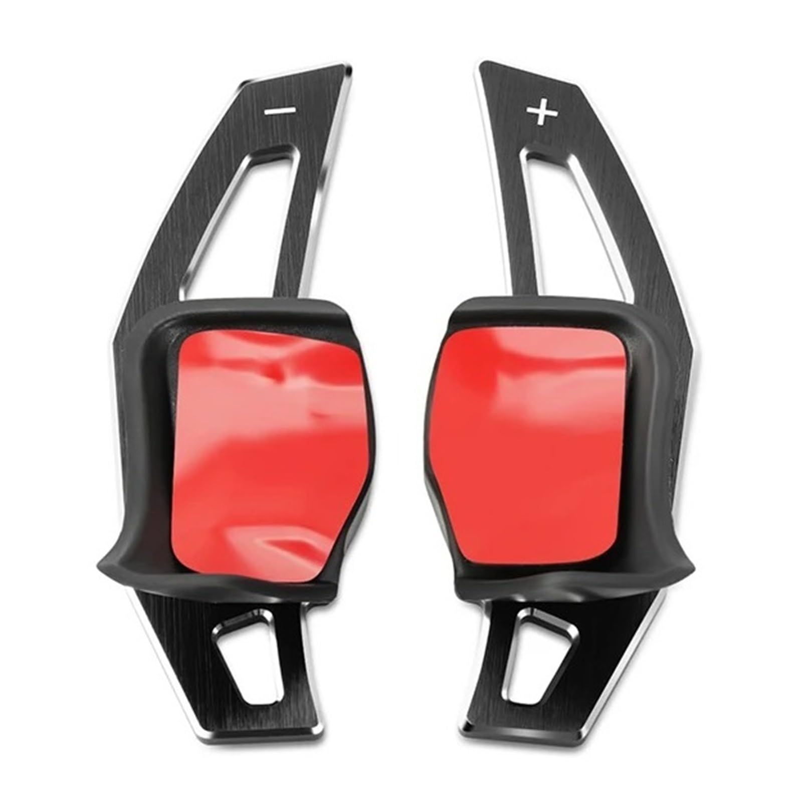 Yakisa Black Paddles Shift For Seat For Leon 2009-2014 Steering Wheel Paddle Extension Shift Cover Paddle Shifter(Black)