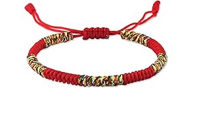 Lucky Red String Bracelet for Women Men Teen Tibetan Buddhist Prayer Handmade...