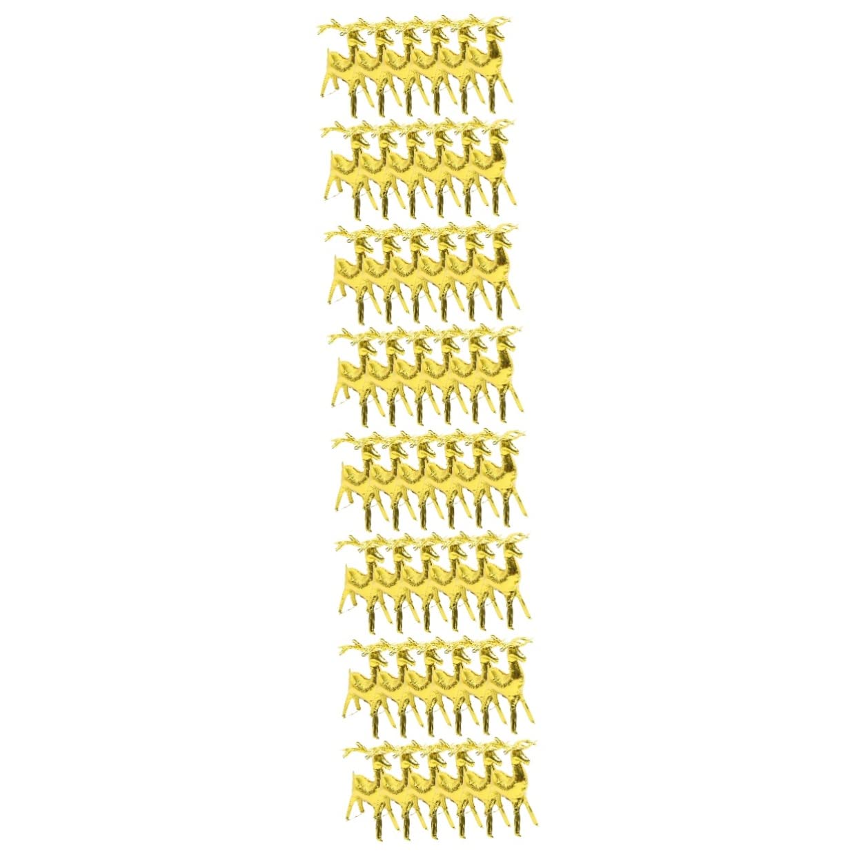 PRETYZOOM 40 Piezas Globos De Papel De Alce Globos De Fiesta De Navidad De Papel De Aluminio Hermoso Globo Decoración Navideña Globo De Aluminio Globo Decorativo Golden Película De Aluminio