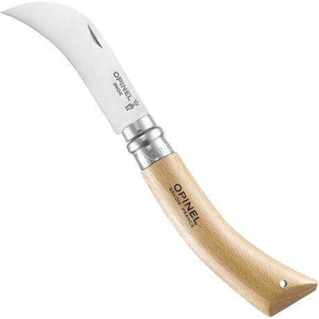 Opinel No. 8 Folding Knife - Efficient Garden Companion for Pruning, Grafting, and Harvesting