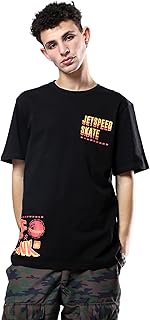 تيشرت كاجوال مطبوع بأكمام قصيرة للرجال من ريفين