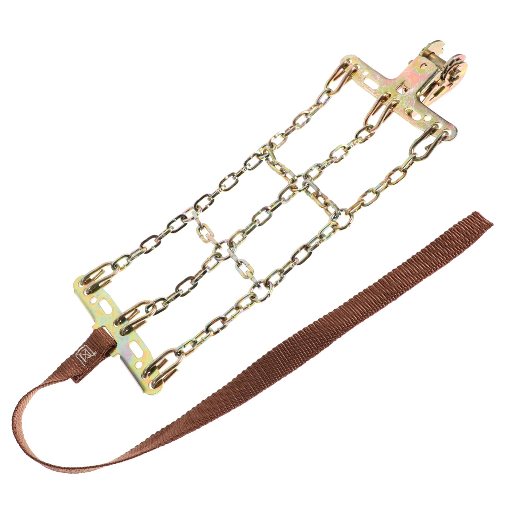 STOBAZA 1Pc Skid Snow Chain for Cars Clip Tire Chain for Enhanced Traction Mud Ice and Snow Easy Installation for Emergency Situations