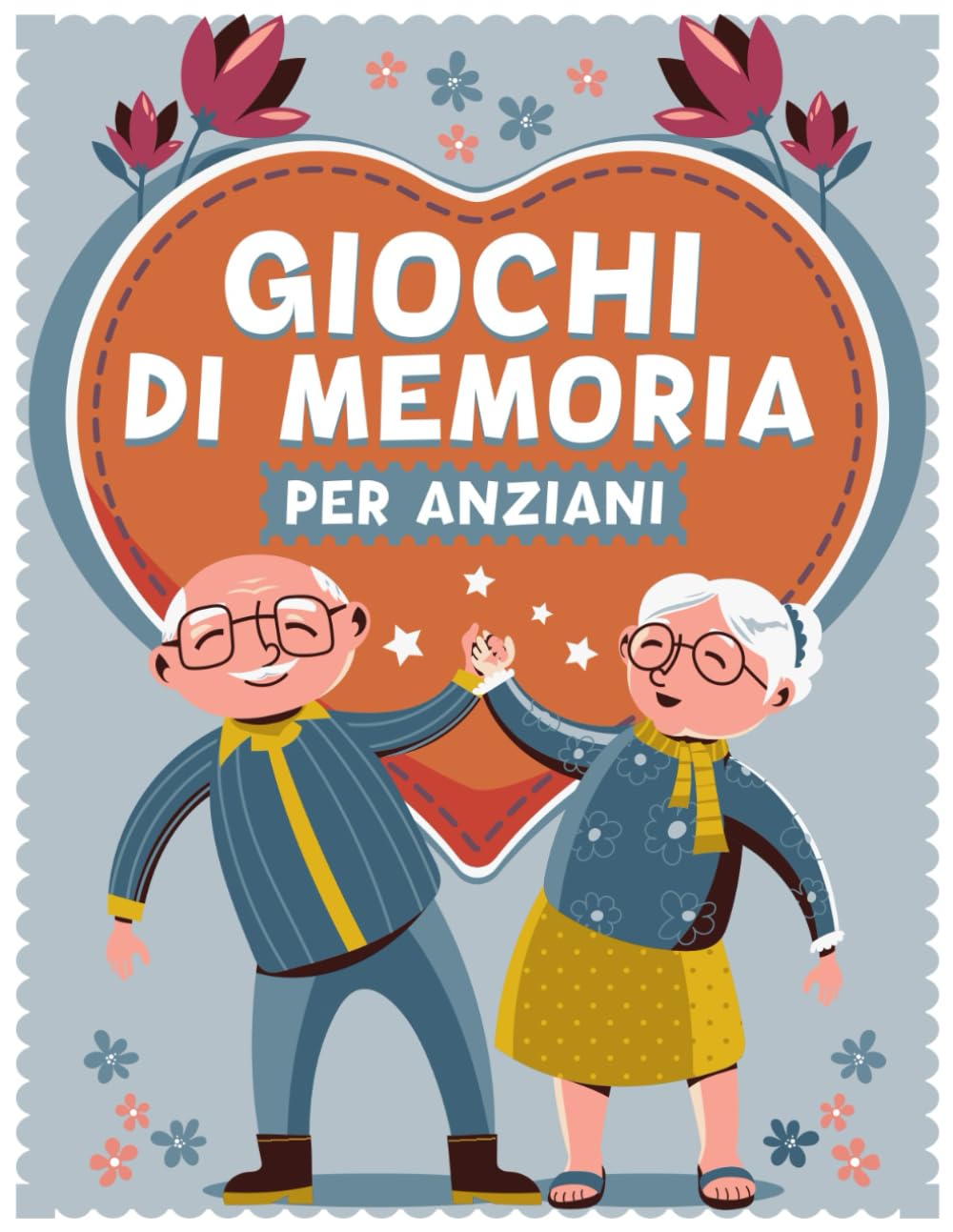 Giochi di Memoria per Anziani Caratteri Grandi – Idee Regalo per Nonni e Famiglia: Enigmistica Facile e Rilassante XXL (Inclusi Cruciverba, Sudoku, Parole Crociate...).