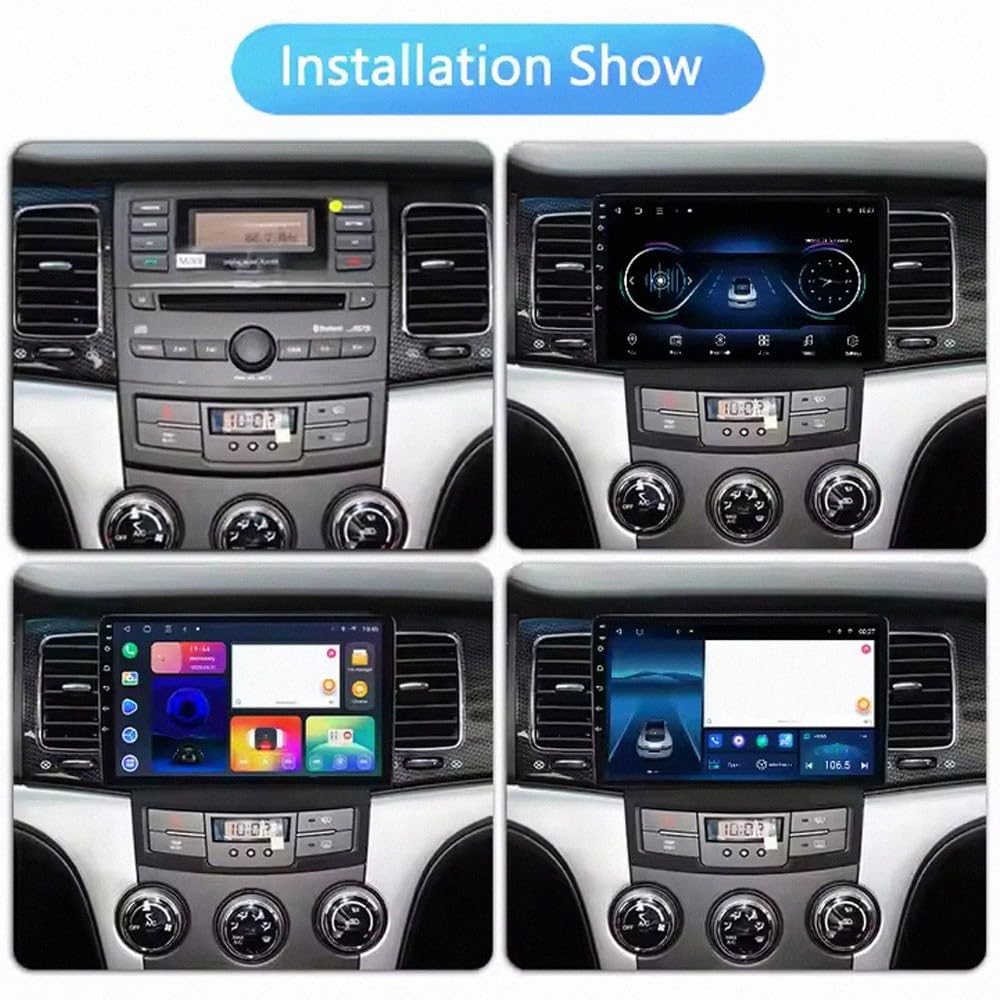 Radio Samochodowe, Stereo, Nawigacja Gps dla SsangYong Korando 2010-2013 Przenośny Ekran Dotykowy Apple Carplay, Nawigacja Gps/Sterowanie Głosowe/Mirror, 8 Rdzeń 8G+256G