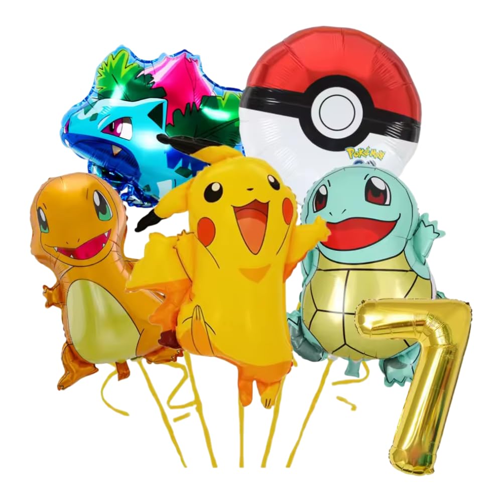 Pokémon Number/Numerical Balloons | Mix 1 | Seven
