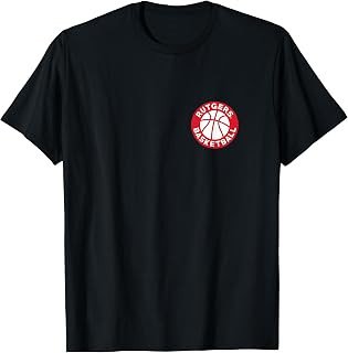 Rutgers University Scarlet Knights Basketball Circle T-Shirt