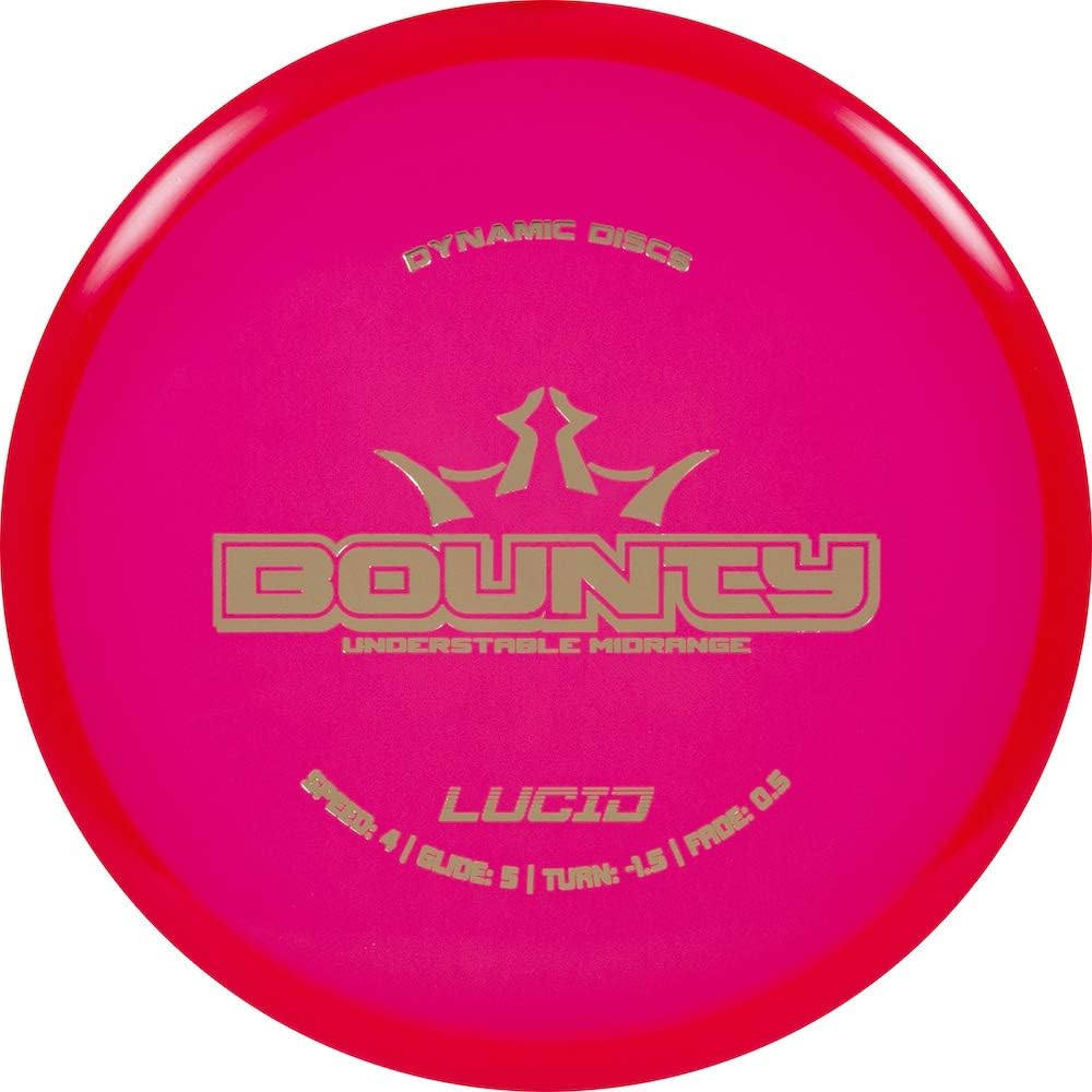 Dynamic Discs Lucid Bounty Midrange Golf Disc [Colors May Vary]