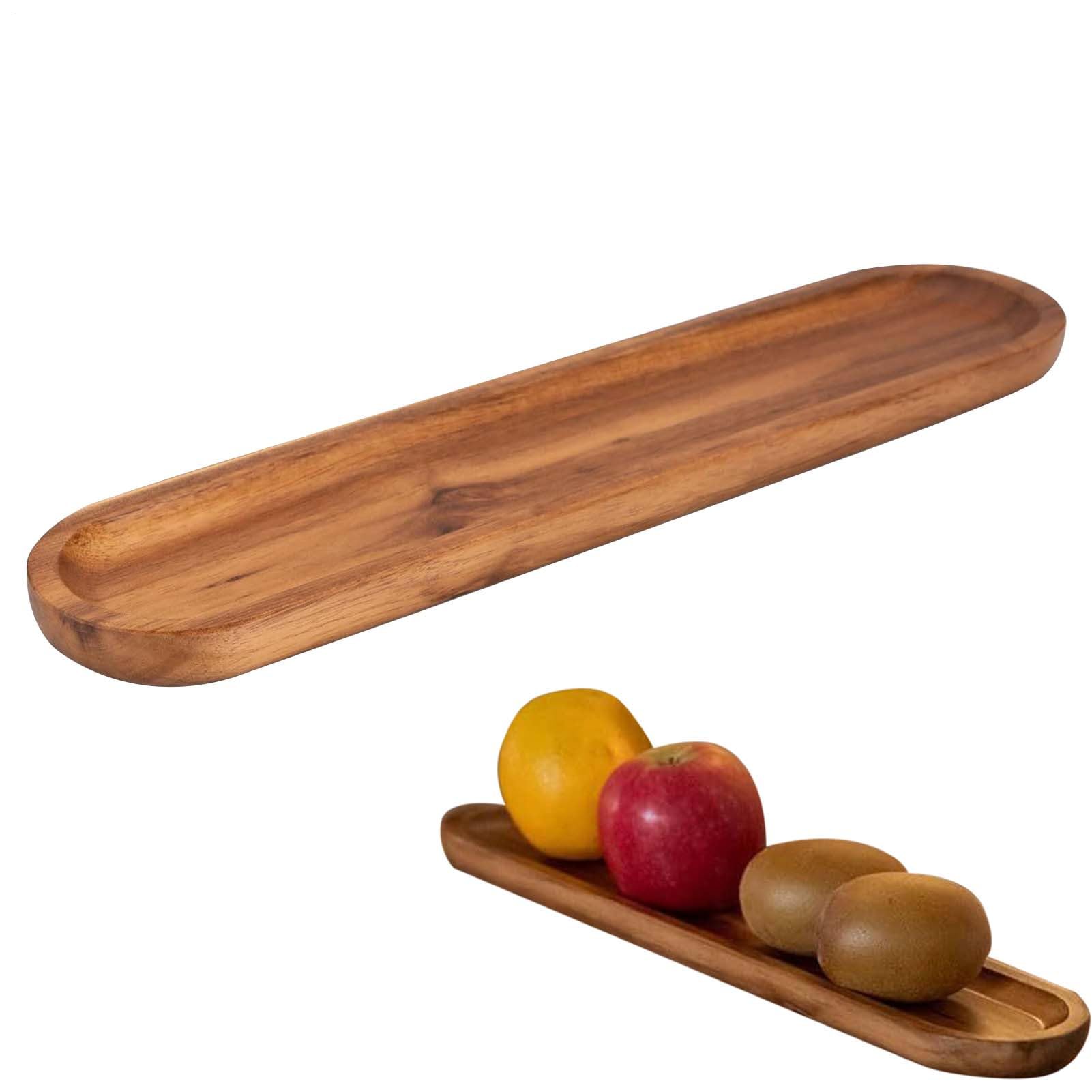 Plateau en bois polyvalent idéal comme cadeau de pendaison de crémaillère