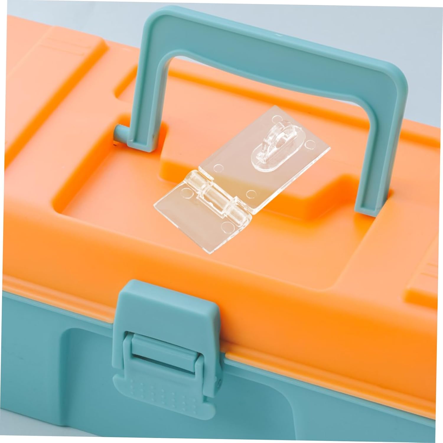 Zerodeko 100pcs Acrylic Hasp Latch Buckle for Jewelry Boxes Lock Wear-Resistant Cabinet Hasp for Craft Projects and Reinforced Design