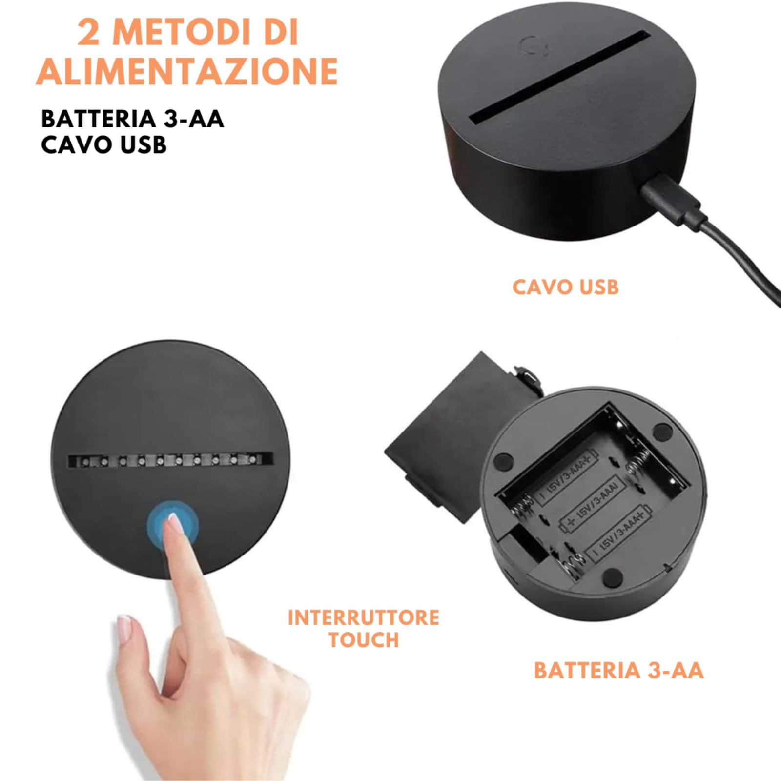 Lampada LED Videogioco Half Life Logo Cambia Colore USB Luce notturna e