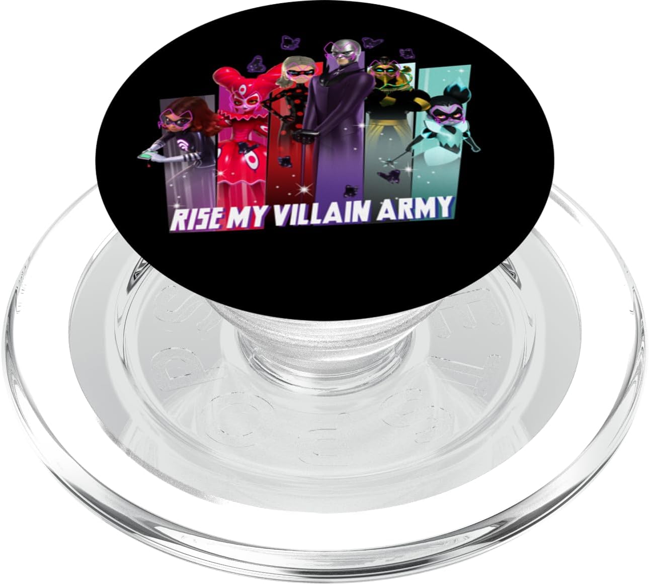 Miraculous Ladybug Hawk Moth Rise of a Villain Army PopSockets Adhesive PopGrip