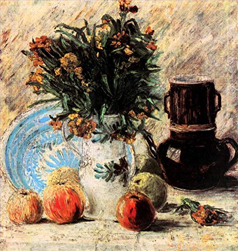 Peintures célèbres Van Gogh Vase avec fleurs nature morte huile toile