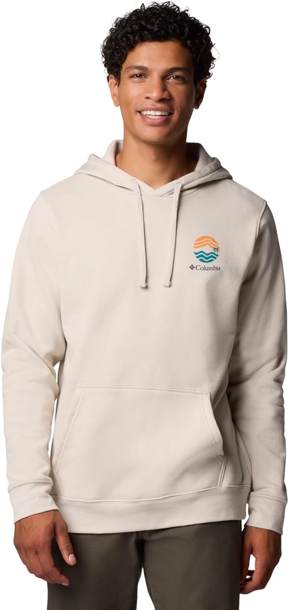 Columbia Men's Trek Graphic Hoodie, Delta/Bearly Checkered