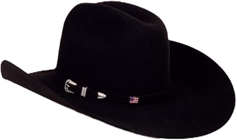 Self Buckle Felt Cowboy Hat 