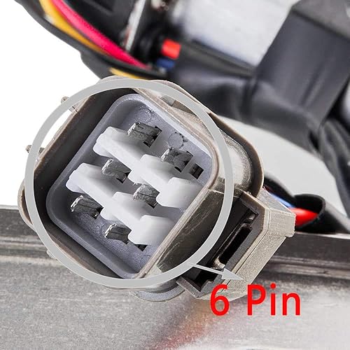 Miniatura 5 de 741-304 Elevalunas eléctrico delantero izquierdo del lado del conductor con reemplazo de conjunto de motor para Honda Accord 2003-2007 (solo estilo