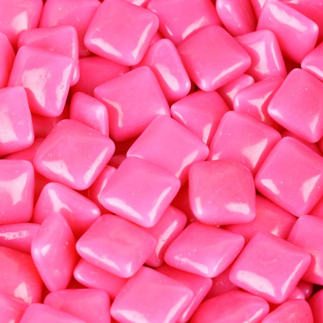Bayside Candy Chiclets - Chewing Gum - Gumball Machine Refills - Bulk Candy (Pink Chiclets, 5LB)