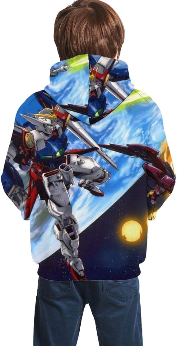 Amazon 子供服 女の子 男の子 パーカー Gundam 機動戦士ガンダム Kids Jacket Hoodie 長袖 春と秋 上着 カジュアル おしゃ れスウェットシャツ Tシャツ キッス バンド プリント 通学 ポケット トレーナー パーカー 通販