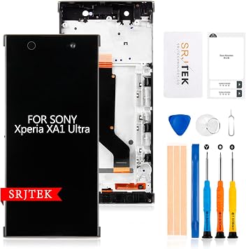 LCD Display Assembly for Sony Xperia XA1 Plus G3416 G3412 G3426 G3421 G3423 5.5" LCD Panel Touch Panel Digitizer LCD Integrated Screen Replacement Repair Kit with Free Repair Tools Black