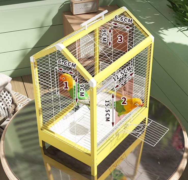 Amazon | 鳥かご 鳥 ケージ 鳥籠 金属プラスチック鳥かごと底
