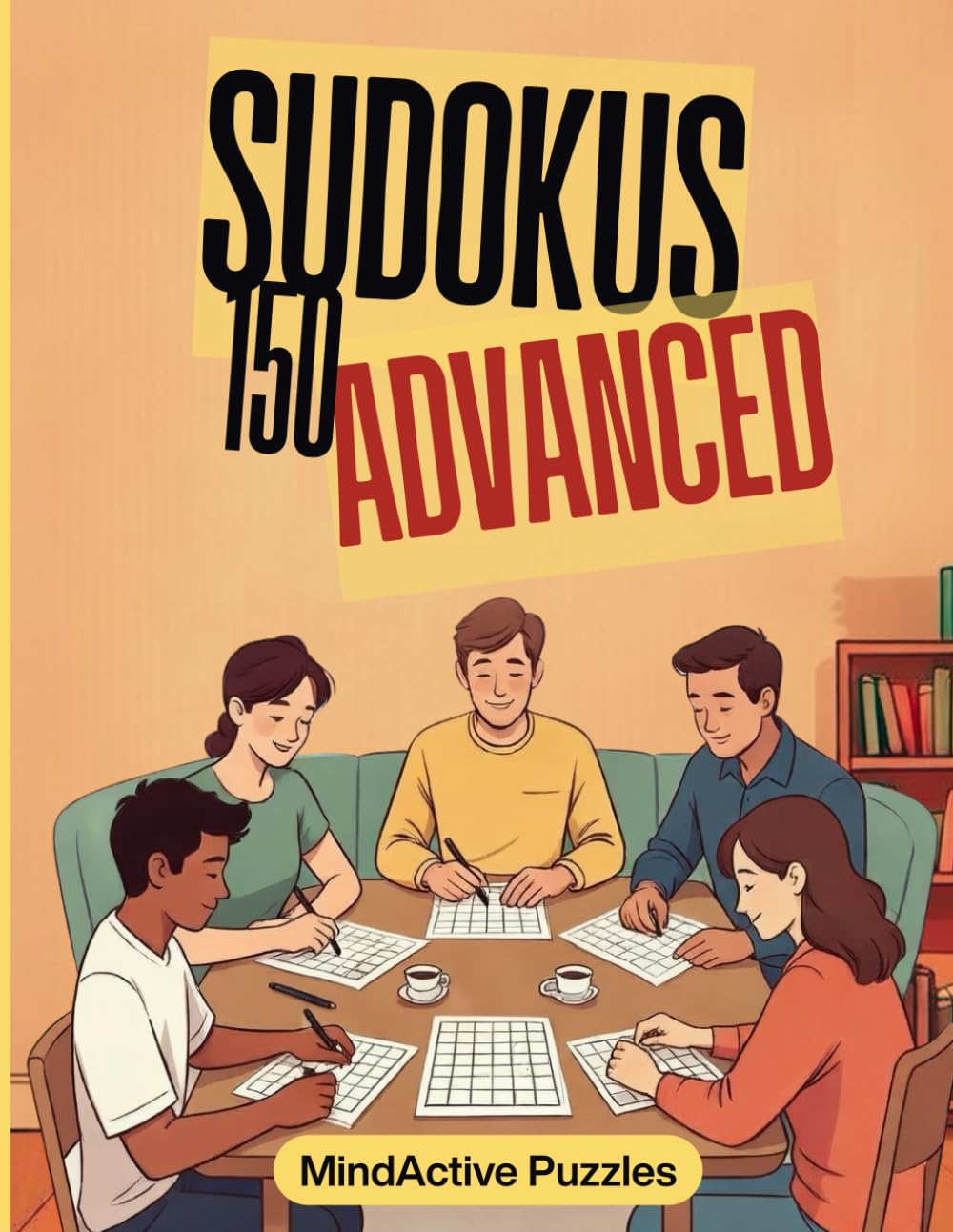 Large Print Sudoku: Advanced – 150 Sudoku Puzzles to Challenge Your Mind