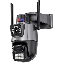 IC-D9 8MP  ift Lens PTZ WiFi IP G venlik Kameras  iCSee  nsan Takipli Renkli Gece G r l  Sesli Alarml