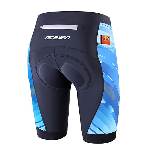 Womens Bike Shorts 4D Gel Pading Cycling Spinning Biker Bicycle