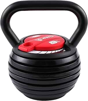 Amazon | 4WD 可変式ケトルベル 1個 / 2個セット 9kg / 18kg 20LB 重さ