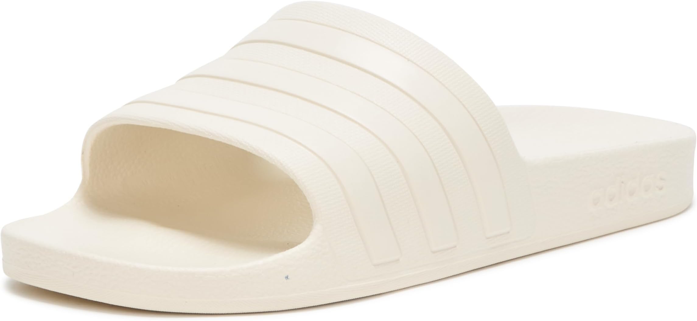 adidas blue and white slides