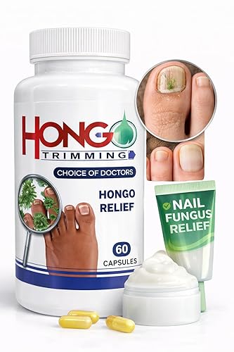 Miniatura 4 de Kit Hongo Triming 60 Cápsulas Hongo Relief/Cepillo de uñas natural (para personas con hongos en las uñas - pie de atleta) / Crema ultra hidratante