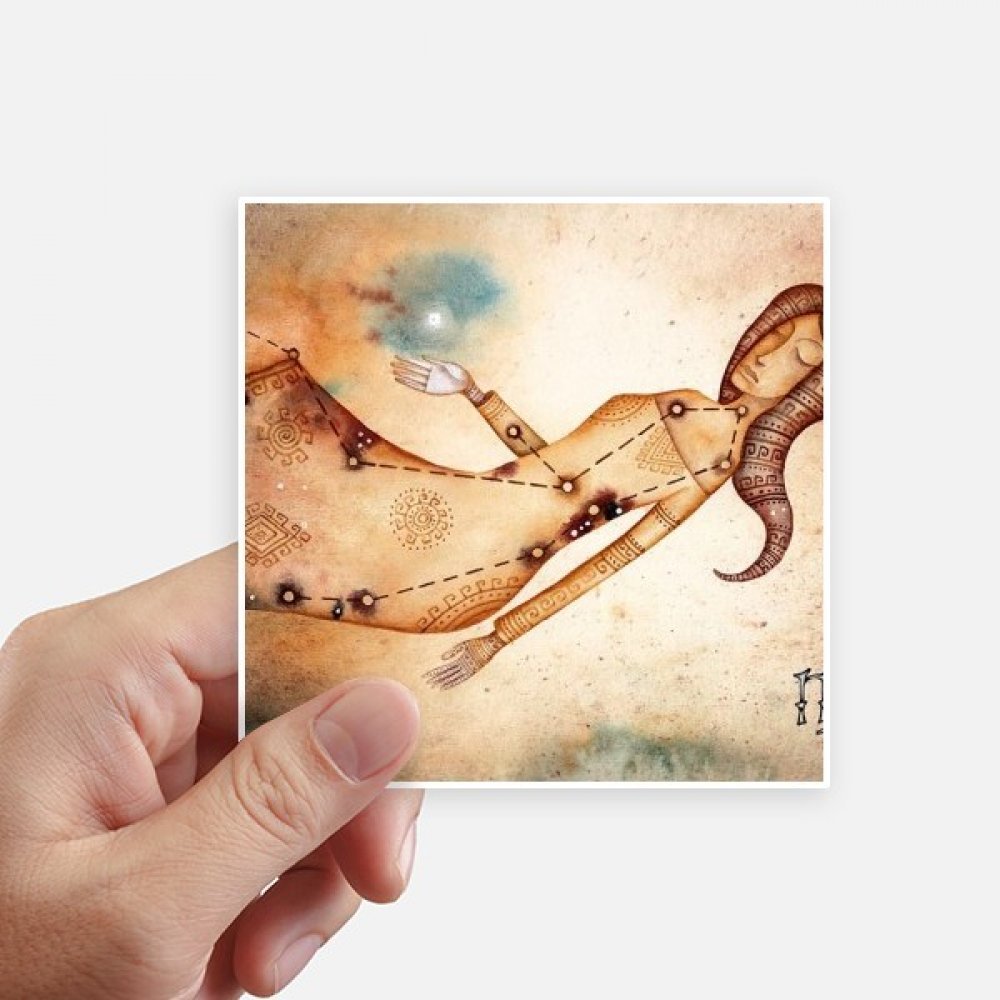 Autocollant Constellation Vierge pour Personnaliser Facilement Vos Objets 10cm