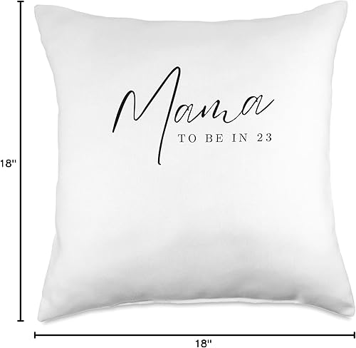Miniatura 4 de Mama To Be 2023 Promoted To Mommy Mothers Day 2023 RK - Almohada para regalar a nuevas madres, camisas y accesorios 2023, 18 x 18 pulgadas,