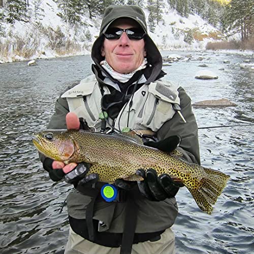 Fishfun Winter Fishing Gloves, Neoprene Touchscreen 3 Cut Fingers, Flexible Warm For Men Women In Cold Weather, Water Repellent For Ice Fishing, Fly Fishing, Photography, Jogging, Hiking, Cycling #TOP4