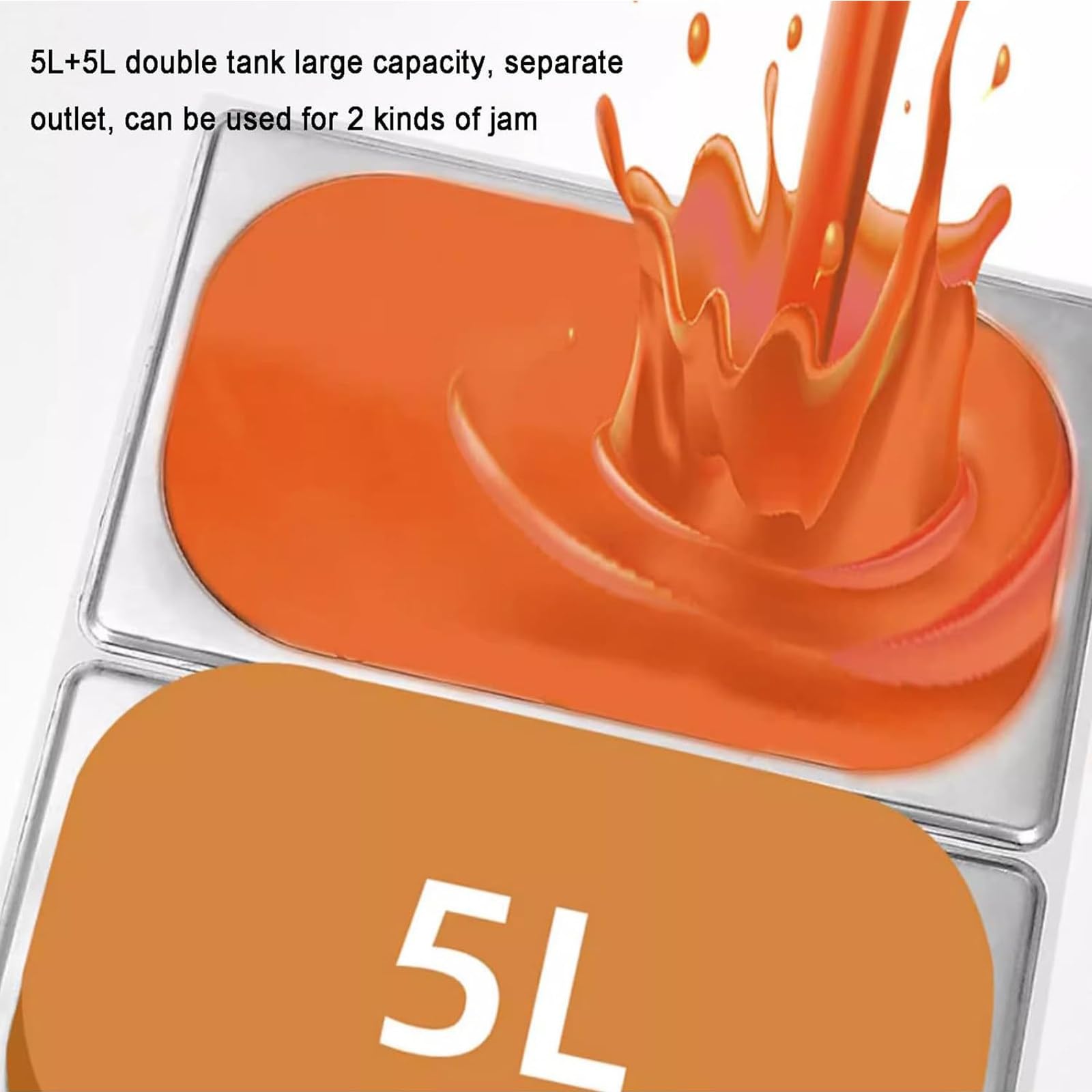 Distributore di sciroppo, dosatore Automatico di fruttosio, distributore di sciroppo a Doppio Cilindro per Negozio di Bubble Tea, Attrezzatura Intelligente per la somministrazione