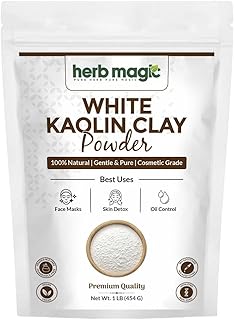 Herb Magic White Kaolin Clay Powder – 1 lb (4...